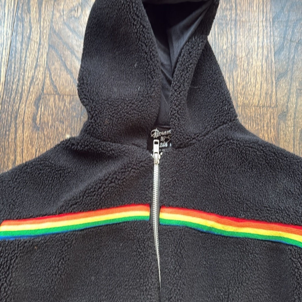 Hoodie fleece jacket girls size medium. - Picture 2 of 6